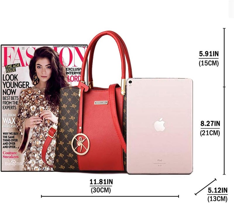 KURGOOL Women Purses and Handbags Top Handle Satchel Shoulder Bags Messenger Tote Bag for Ladie - Image 3